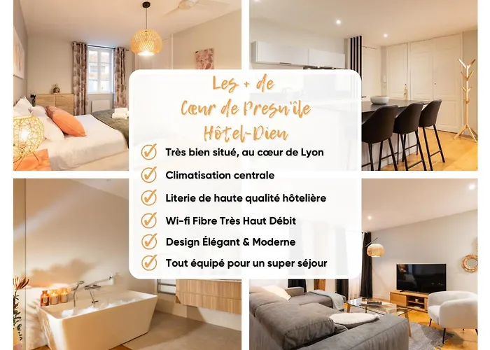 Cœur De Presqu île Hotel-dieu Ac Appartement Lyon